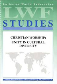 Image of CHRISTIAN WORSHIP : UNITY IN CULTURAL DIVERSITY