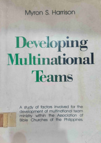 Image of DEVELOPING MULTINATIONAL TEAMS