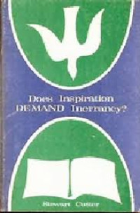 Image of DOES INSPIRATION DEMAND INERRANCY