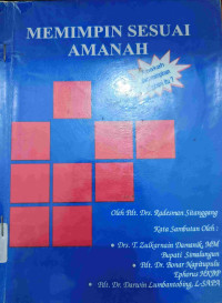 Image of MEMIMPIN SESUAI AMANAH