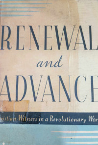 Image of RENEWAL AND ADVANCE