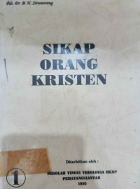 Image of SIKAP ORANG KRISTEN 1